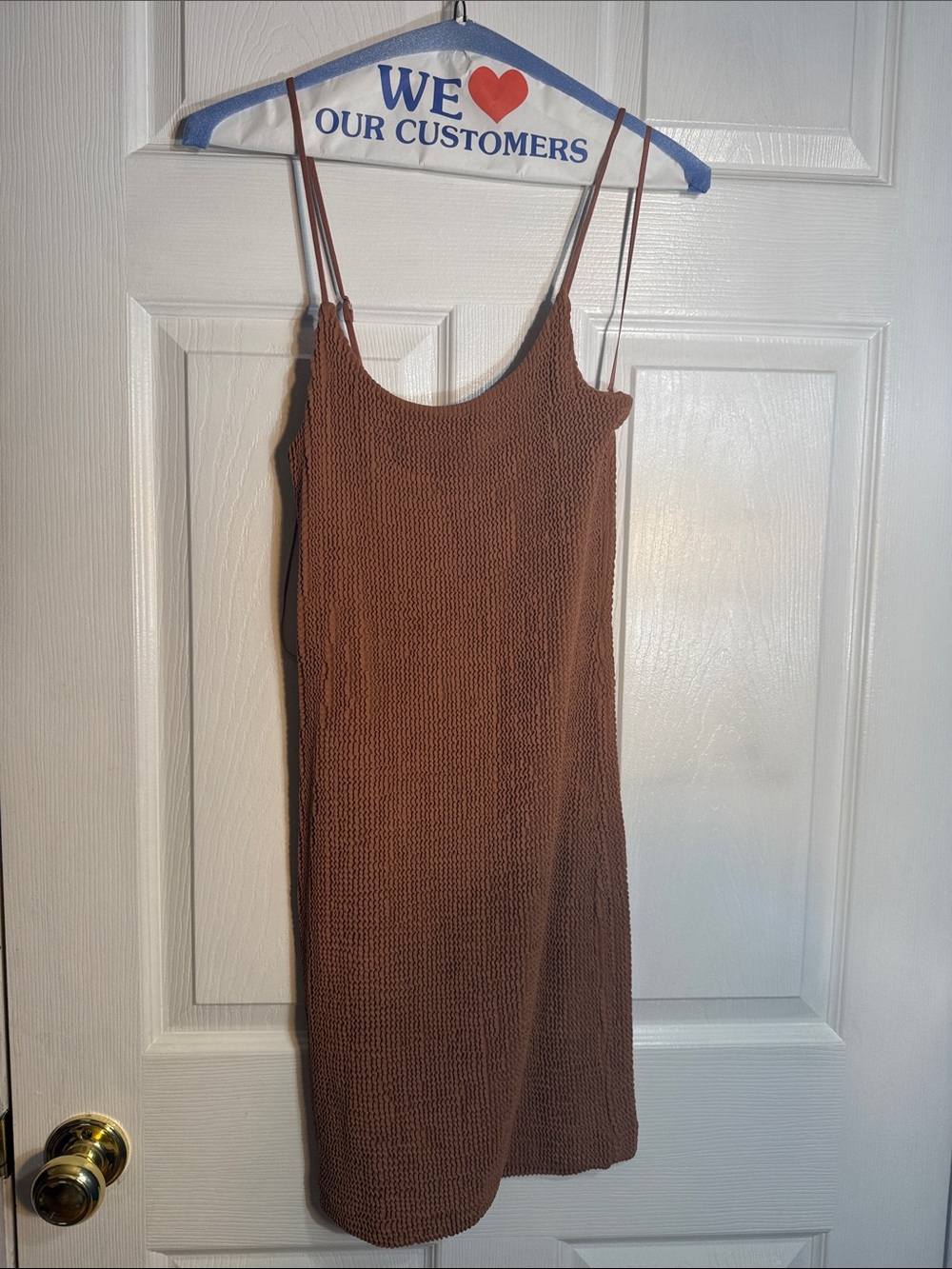Z Supply Sandy Brown stretchy mini dress